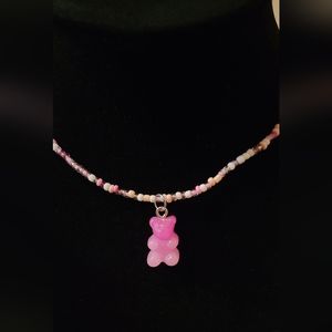 Gummy bear beaded necklace